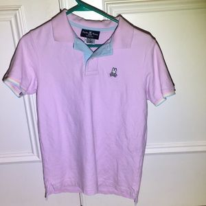 Pink psycho bunny polo